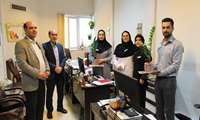 تقدیر از مسئولین روابط عمومی بیمارستان فاطمیه 